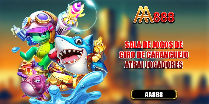 Sala de jogos de giro de caranguejo atrai jogadores